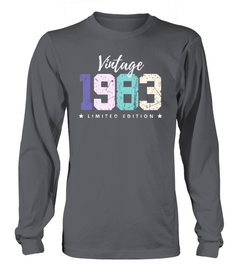 40 Years Vintage 1983 Retro 40th Birthday Long sleeved Unisex