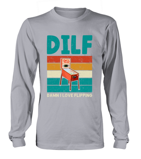 Flipper Arcade Game Retro Vintage Pinball Machine Long sleeved Unisex