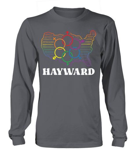 Hayward Pride Flag Pride Month LGBTQ Flag LGBT Com Long sleeved Unisex