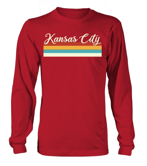 Kansas City - Retro - Vintage - United States Long sleeved Unisex