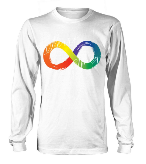 Neuro Spicy Infinity Symbol Spectrum Autism Long sleeved Unisex