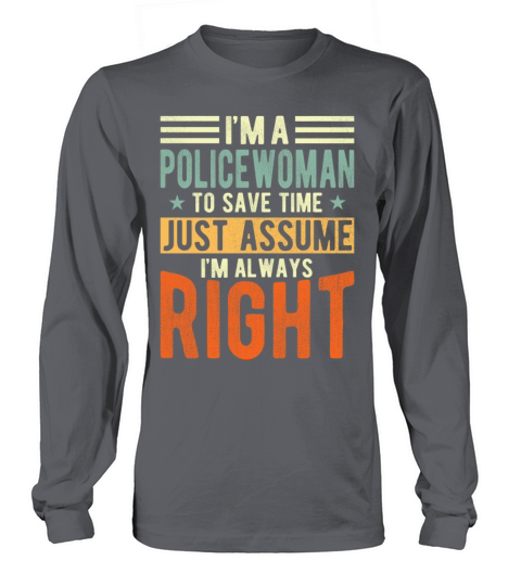 Policewoman Long sleeved Unisex