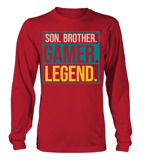 son brother gamer legend Long sleeved Unisex