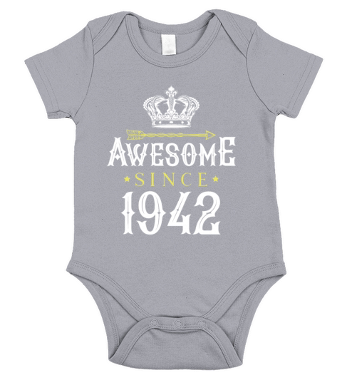 1942 awesome since Short Sleeve Baby One-Piece