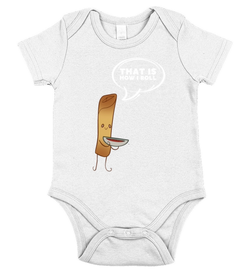 Filipino Pride Pinoy Spring Roll Lumpia Thats How Short Sleeve Baby One-Piece
