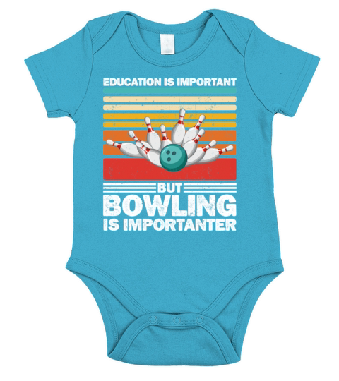 Funny Bowling Quote For Bowler Cool Bowling Party Short Sleeve Baby One-Piece