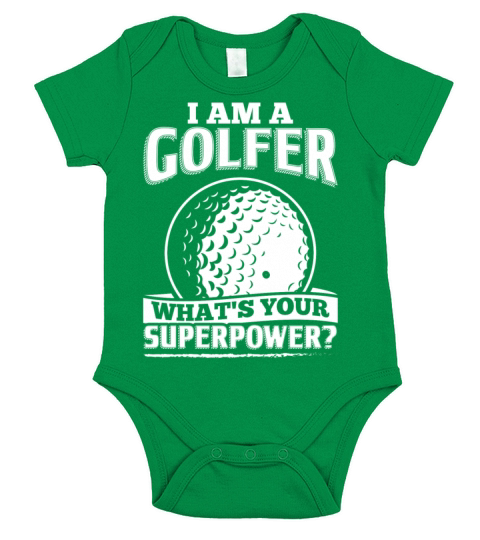 Funny Golf Golfing Shirt I Am A Short Sleeve Baby One-Piece