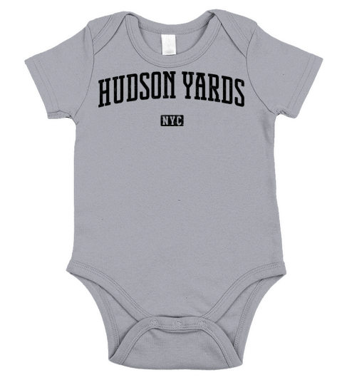 Hudson Yards New York City Vintage Short Sleeve Baby One-Piece