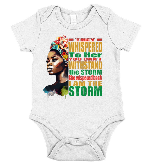 I Love My Roots Black Powerful History Month Short Sleeve Baby One-Piece