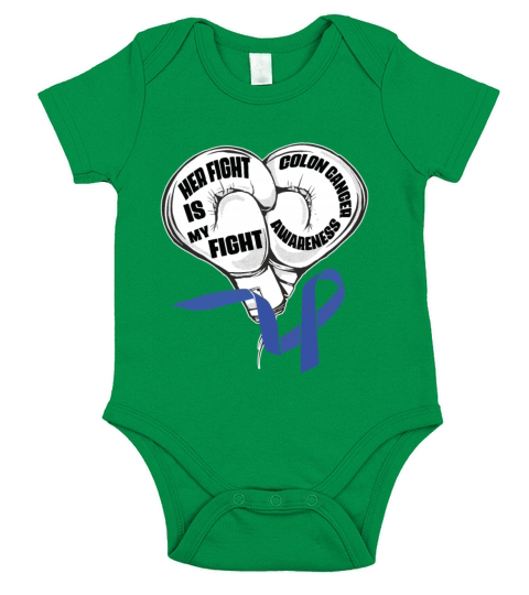 I Wear Blue Colon Cancer Awareness Survivor Short Sleeve Baby One-Piece