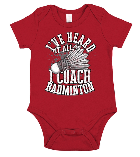 Ive heard it all Spiking Sport Badminton Player Short Sleeve Baby One-Piece