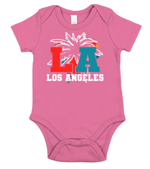 Los Angeles LA California Gift Short Sleeve Baby One-Piece