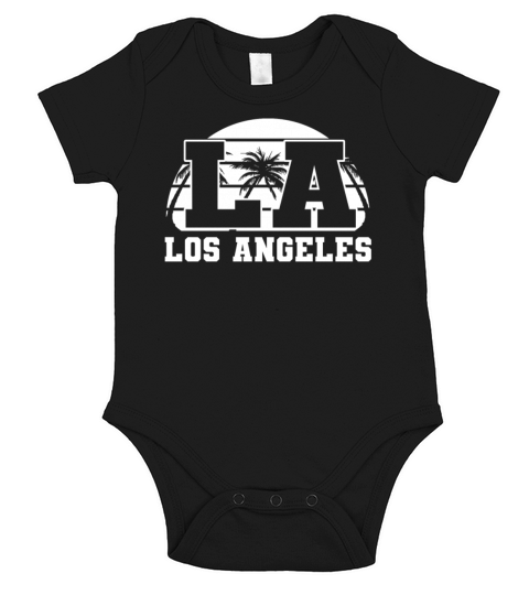 Los Angeles LA California Gift Short Sleeve Baby One-Piece