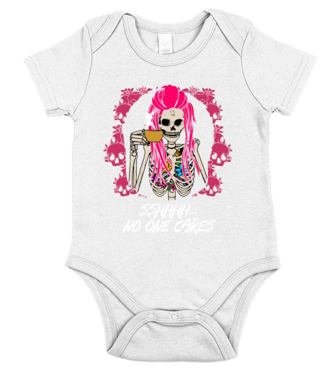 No One Cares Sarcastic Quote Sarcasm Funny Introve Short Sleeve Baby One-Piece