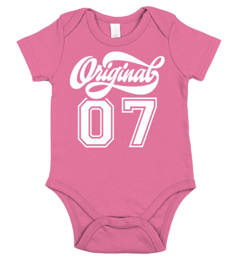 Original Vintage 2007 Short Sleeve Baby One-Piece