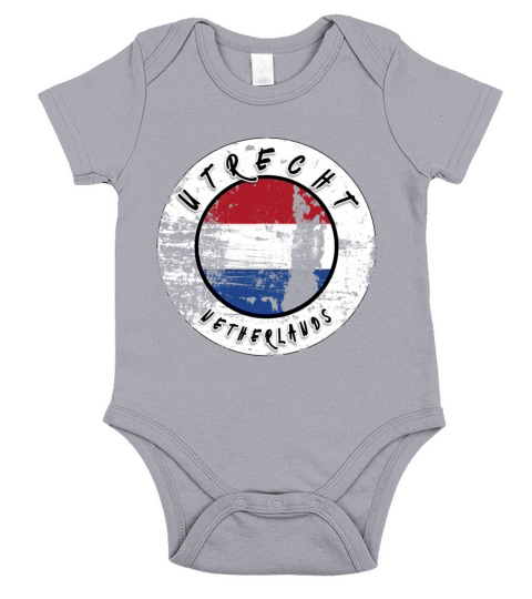 Utrecht Netherlands Vintage Short Sleeve Baby One-Piece