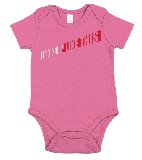 woke up like this Short Sleeve Baby One-Piece