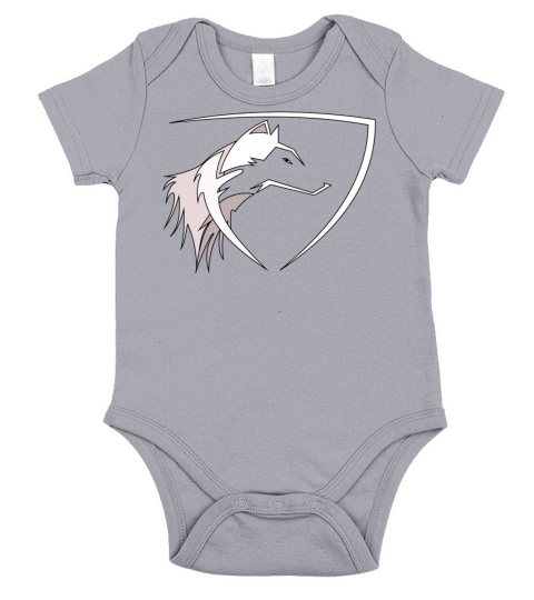 wolf Short Sleeve Baby One-Piece