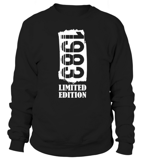 40th birthday vintage 1983 limited edition Sweatshirt Unisex