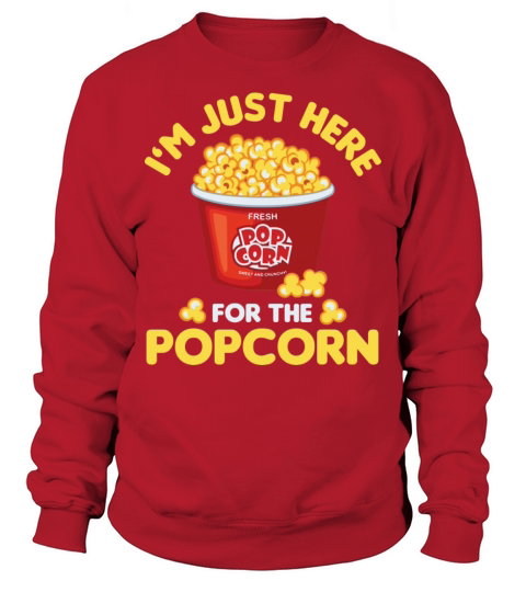Popcorn Vintage Retro Funny Popcorn Lovers Sweatshirt Unisex