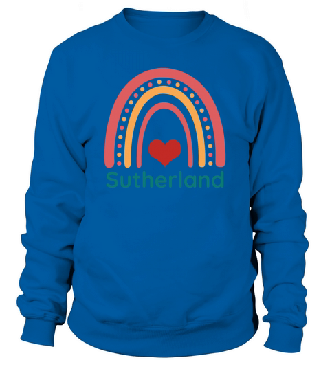 Sutherland Vintage Boho Rainbow Sweatshirt Unisex