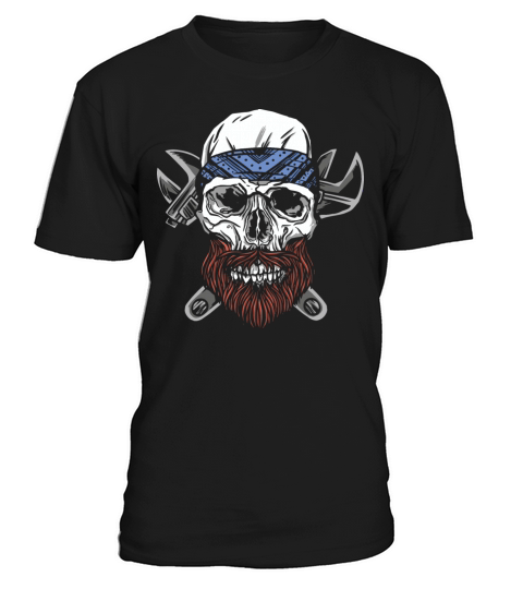 Bearded beard skull face Bearded beard skull face T-Shirt Unisex