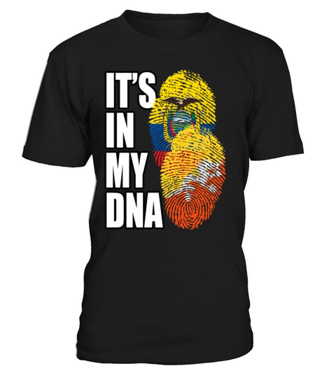 Bhutanese And Dominican Mix Heritage DNA Flag T-Shirt Unisex