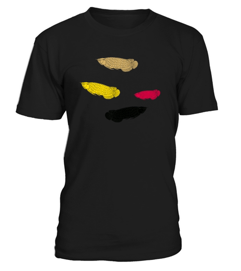 colorful asian arowana fish illustration T-Shirt Unisex