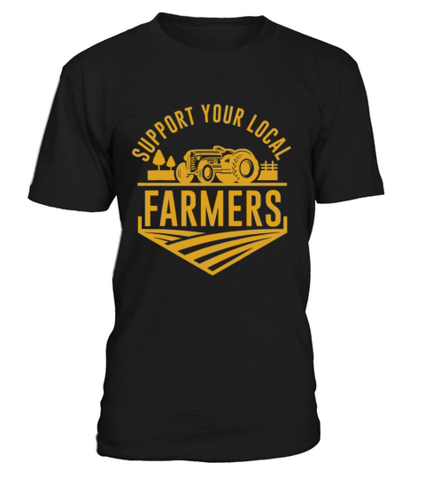 Farm Local Food Patriotic Farming Gift Idea Farmer T-Shirt Unisex