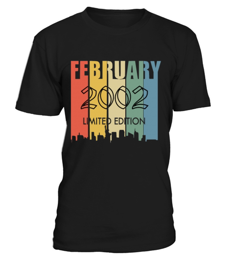 February 2002 vintage birthday gift T-Shirt Unisex