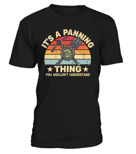 gold prospector retro panning panner T-Shirt Unisex