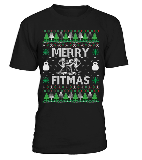 Merry fitmas ugly christmas T-Shirt Unisex