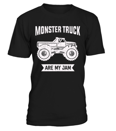 Monster Trucks Are My Jam Vintage Retro T-Shirt Unisex
