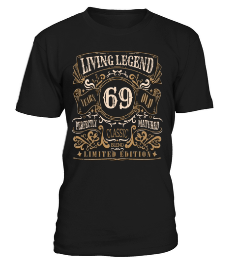Retro Vintage Birth Whiskey Age 69 Years Old T-Shirt Unisex