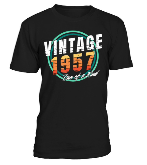Vintage 1957 Shirt for Men Women 66 Year Old 66th T-Shirt Unisex