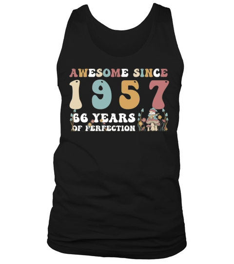 Awesome since 1957 66 Year of Perfection - 66th Tank Top Unisex