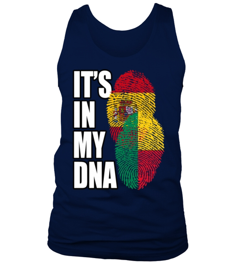 Beninese And Spaniard Mix Heritage DNA Flag Tank Top Unisex