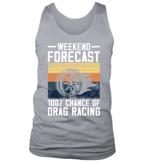 Drag Racing Race Car Retro Vintage Tank Top Unisex