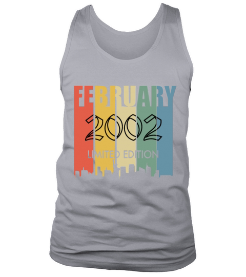 February 2002 vintage birthday gift Tank Top Unisex
