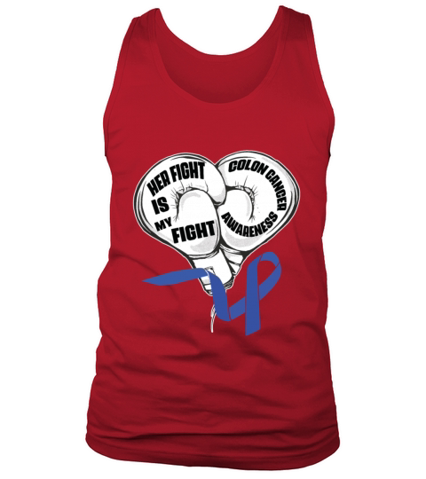 I Wear Blue Colon Cancer Awareness Survivor Tank Top Unisex