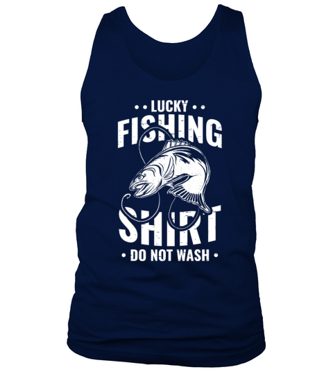 Lucky Fishing Shirt for Fish Hunter and Fisherman Tank Top Unisex