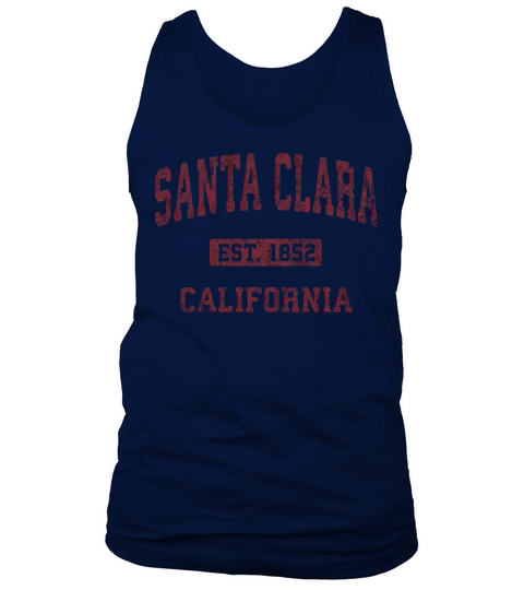 Santa Clara California Ca Vintage Athletic Sports Tank Top Unisex