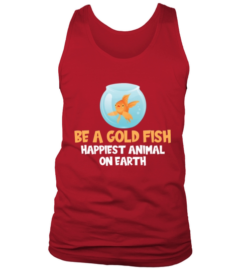 Vintage Goldfish Carp Japan Aquarium Gold Fish Tank Top Unisex