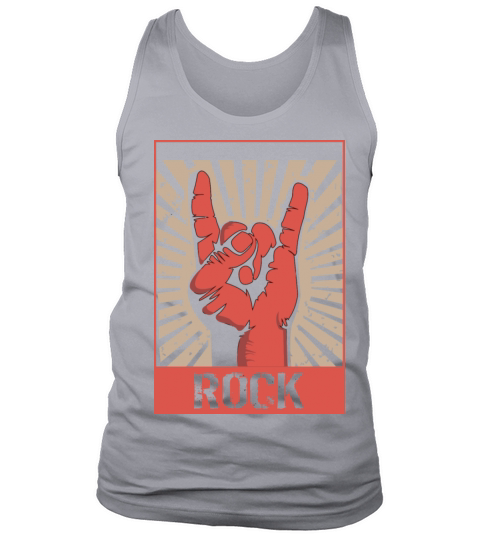 Vintage Rock Concert Band Poster 70S 80S Retro Mus Tank Top Unisex