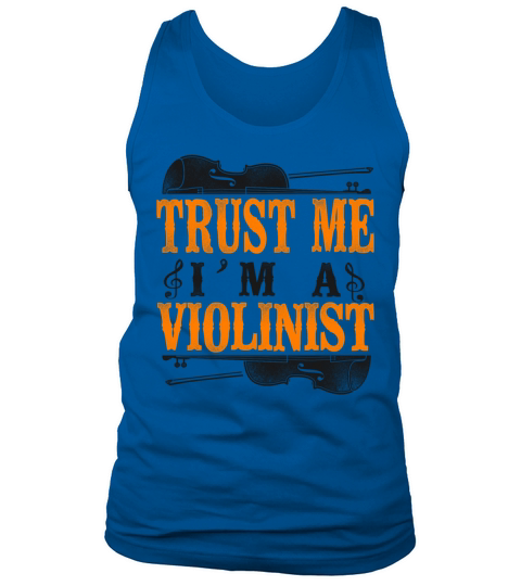 Violin Violinist Vintage Trust Me Tank Top Unisex