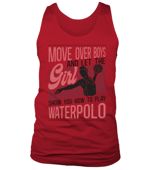 Water Polo Girl Vintage Move Over Tank Top Unisex