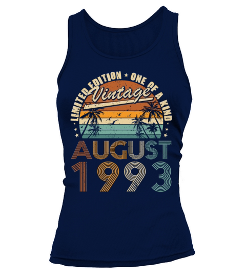 30th birthday vintage august 1993 one of a kind Tank top Woman