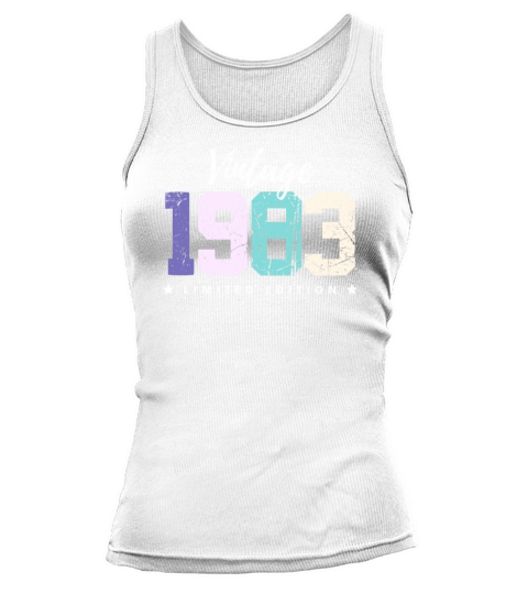 40 Years Vintage 1983 Retro 40th Birthday Tank top Woman