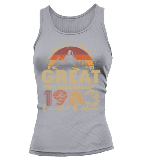 40th birthday vintage 1983 great since 1983 Tank top Woman