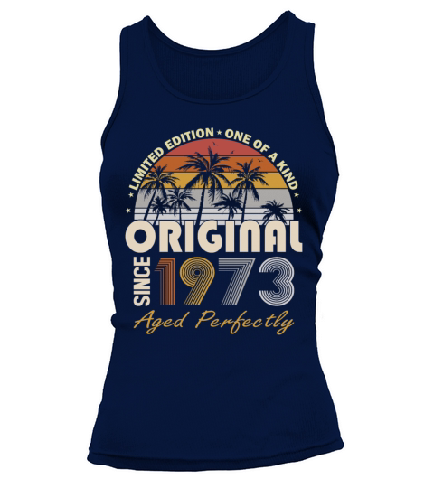 50th birthday vintage 1973 original since 1973 Tank top Woman